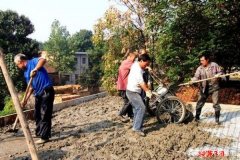 哪种搅拌泵车施工农村建房施工