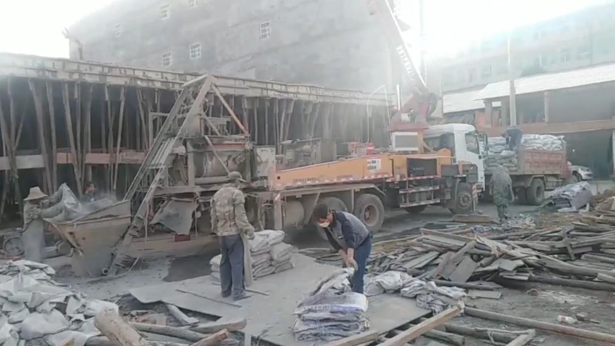 搅拌泵车一机多用