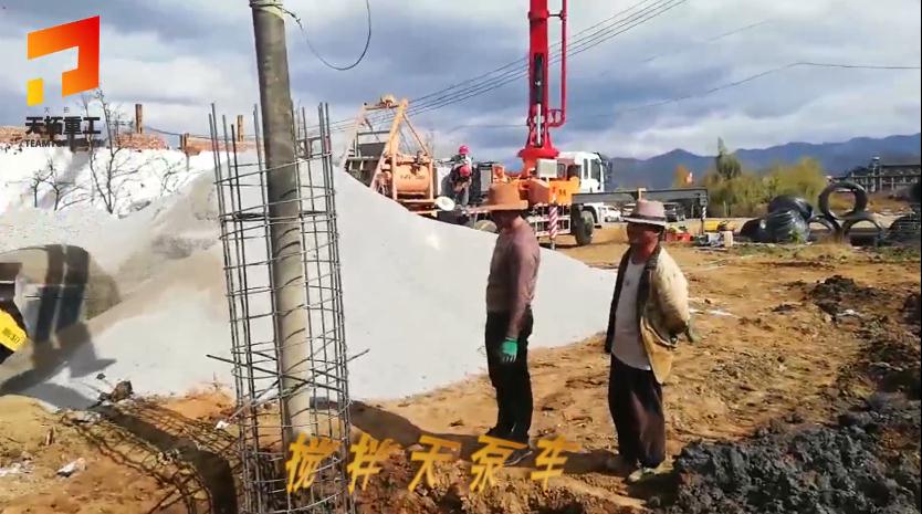 搅拌泵车、搅拌一体机系列产品湖南天拓牌