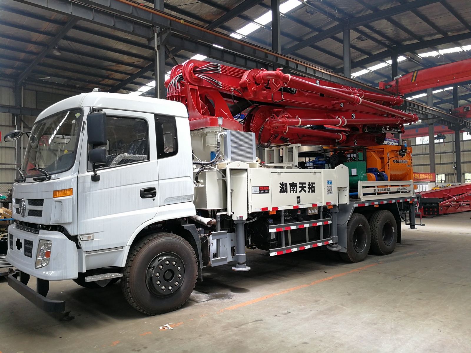 湖南天拓从未在混凝土泵车研制领域缺席