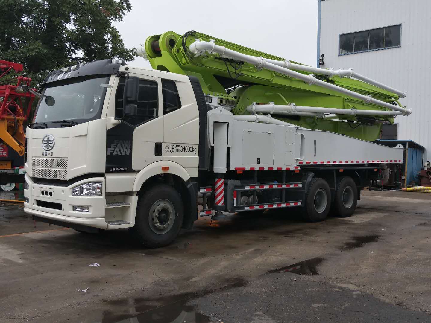 混凝土泵车高效节能成标配