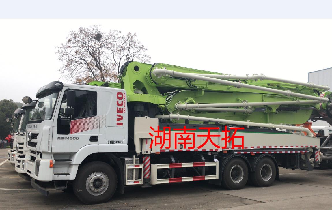湖南天拓45米混凝土泵车——心悦诚服