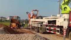 搅拌泵车助力海绵城市建设